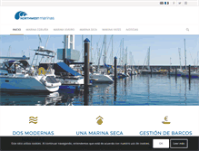 Tablet Screenshot of northwestmarinas.com